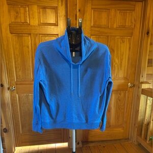 J. Crew vibrant blue funnel neck sweatshirt
